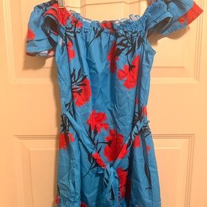 Off the shoulder mini day dress